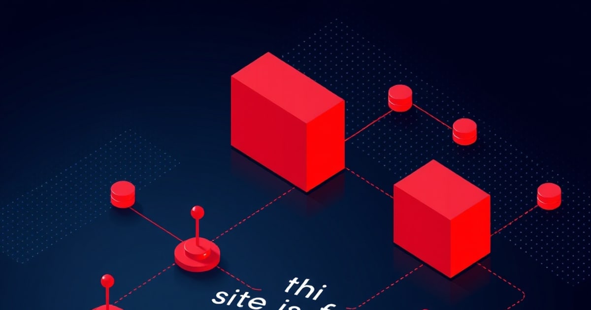 Clean isometric vector illustration explaining site purpose and meta tags functionality